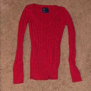 Size small red sweater